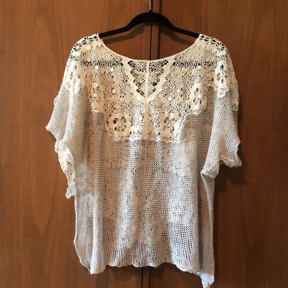 Free People Crochet poncho - Picture 6 of 7